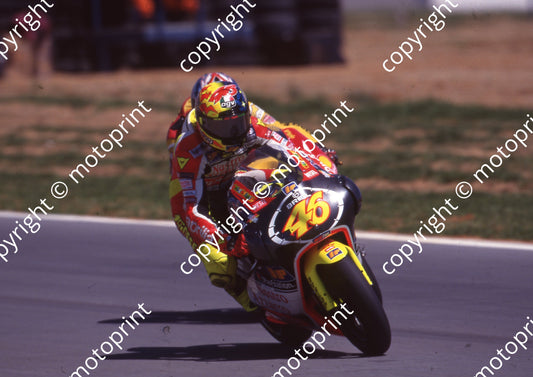 1999 Phakisa SA GP 250 46 Valentino Rossi Aprilia (Colin Watling Photographic) (1)