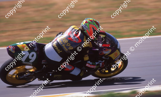1999 Phakisa SA GP 250 79 Shane Norval Honda 16th (Colin Watling Photographic)