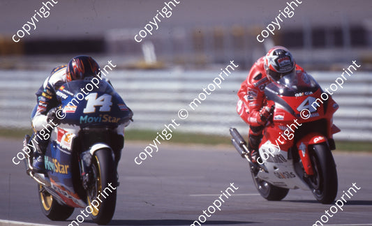 1999 Phakisa SA GP 500 14 Juan Borja Honda 4 Carlos Checa Yamaha (Colin Watling Photographic)041