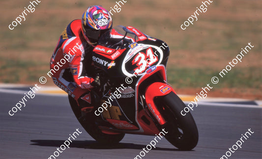 1999 Phakisa SA GP 500 31 Tetsuya Harada Aprilia (Colin Watling Photographic) (2)