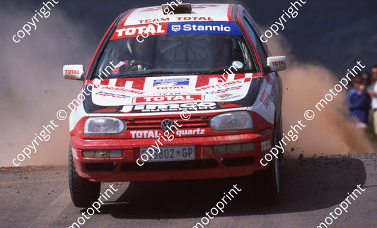1999 Rally of SA 10 Barry Grobbelaar, Mike Burrows Golf (Watling Photo)  (10)