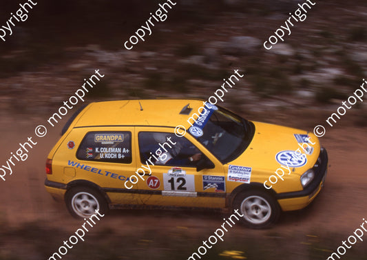 1999 Rally of SA 12 Keith Coleman, Uli Koch Golf (Watling Photo) (44)