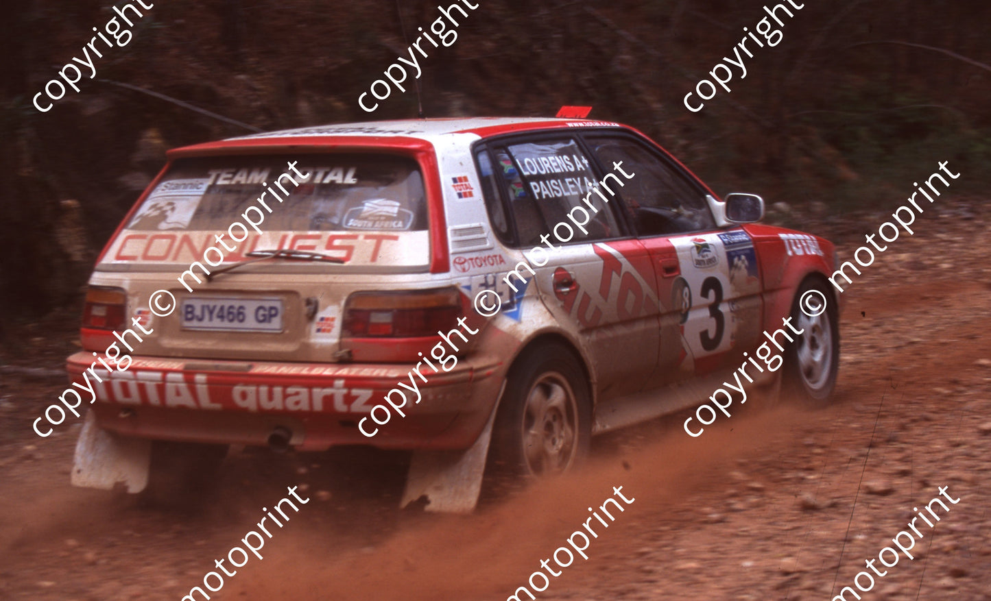 1999 Rally of SA 3 Etienne Lourens, Robert Paisley Conquest (Watling Photo)  (7)