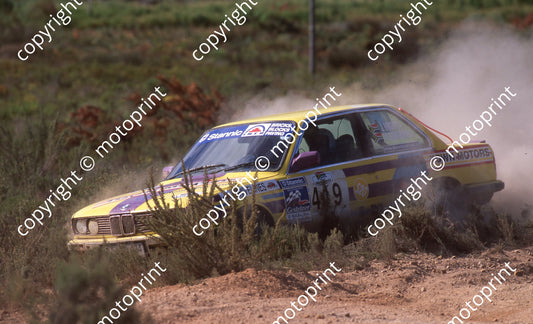 1999 Rally of SA 419 W Koekemoer, J Bright BMW (Watling Photo) (3)