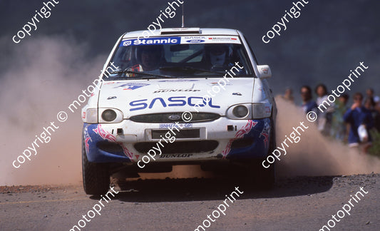 1999 Rally of SA 4 Paolo Piazza-Musso, RIchard Leeke Escort 3rd (Watling Photo)  (4)