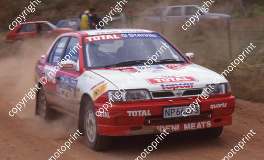 1999 Rally of SA 51 Johan Klaasen, Cliff Blackman Nissan (Watling Photo) (47)