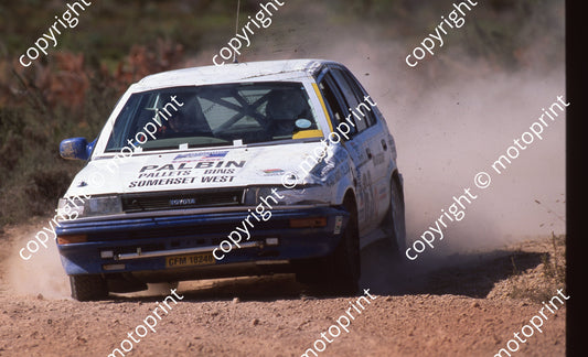 1999 Rally of SA 63 Richard Behm, Thilo van WEsternhagen Toyota (Watling Photo) (17)