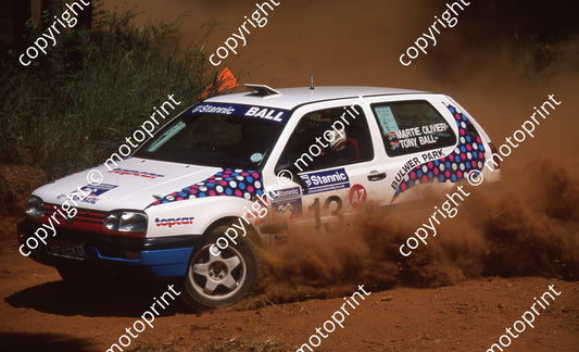 1999 Tour Natal Rally 13 Tony Ball Martie Olivier Golf (Watling Photo) (3)