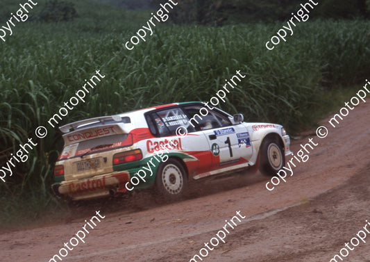 1999 Tour Natal Rally 1 Serge Damseaux, Guy Hodgson Toyota (Watling Photo)  (1)