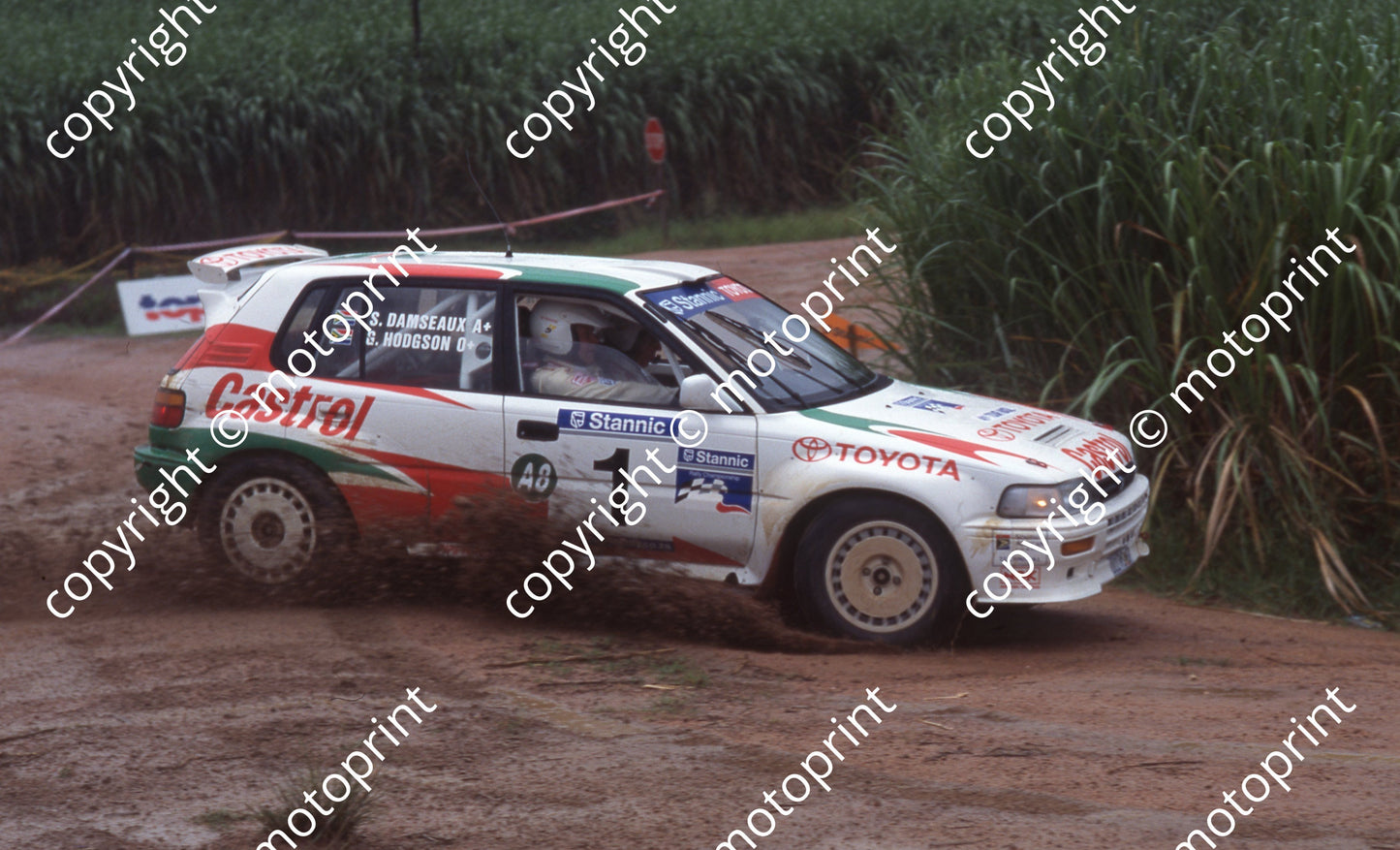 1999 Tour Natal Rally 1 Serge Damseaux, Guy Hodgson Toyota (Watling Photo)  (3)