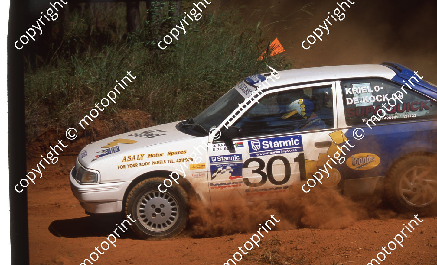 1999 Tour Natal Rally 301 Daniel de Kock, Deon Kriel Ford (Watling Photo) (61)