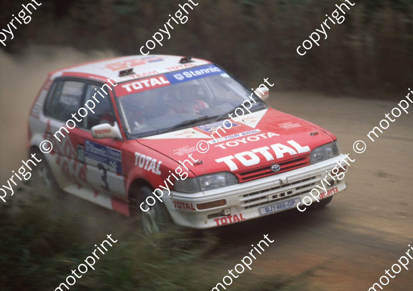 1999 Tour Natal Rally 3 Etienne Lourens, Robert Paisley Toyota (Watling Photo) (2)