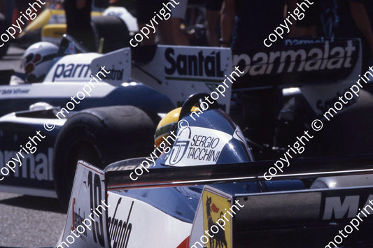 19 Ayrton Senna Toleman TG183B, 2 Teo Fabi Brabham BT53 (courtesy Roger Swan) (1)