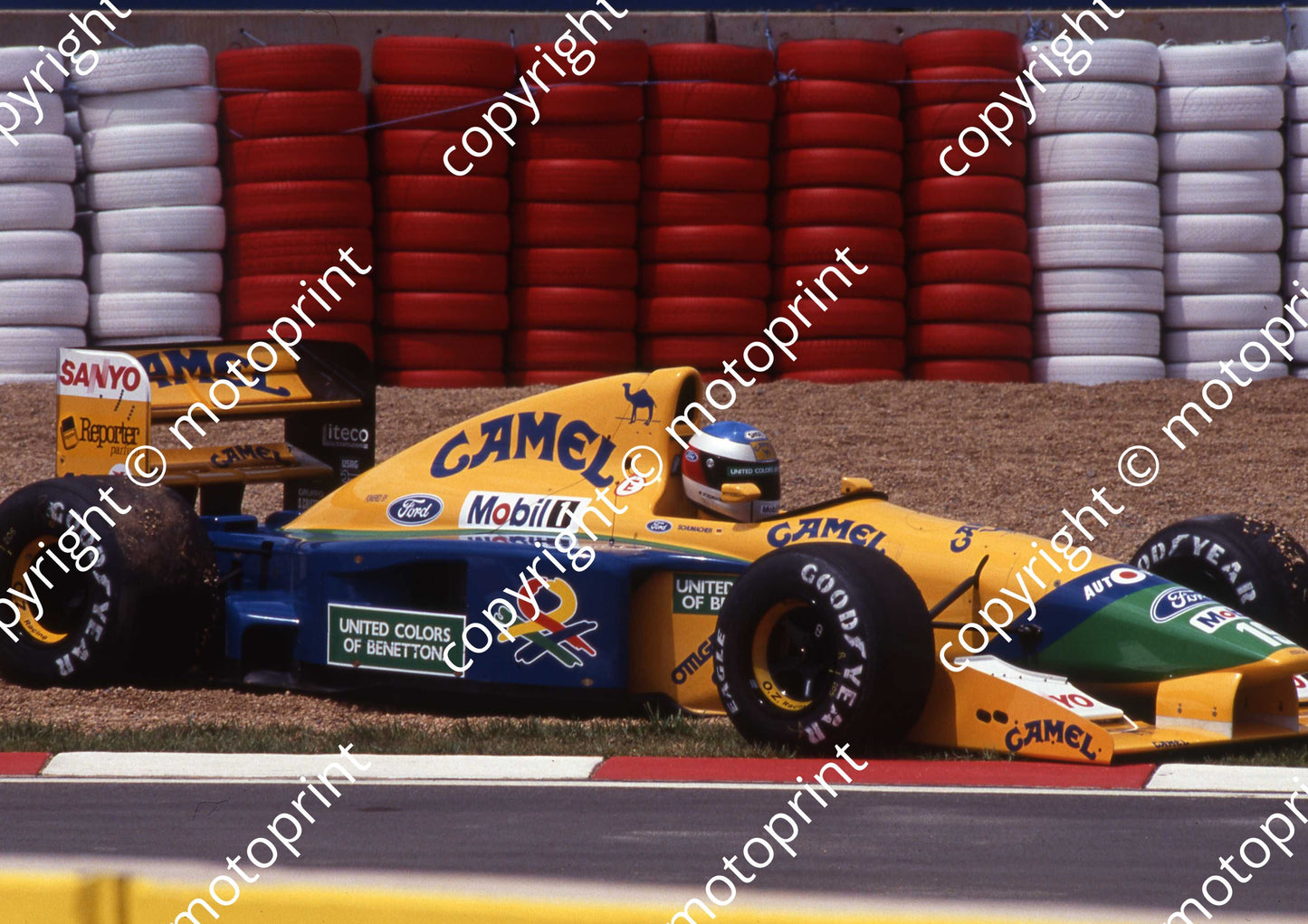19 Michael Schumacher Benetton B191B scan 10x15 cm  (courtesy Roger Swan) (7)