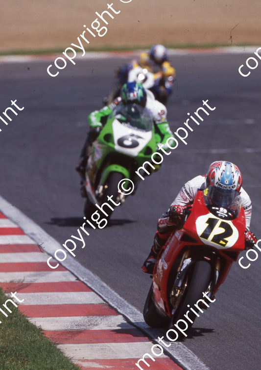 2000 Kya SBK 12 Haruchika Aoki 6 Gregorio Lavilla Kawasaki (Watling Photo) (2)