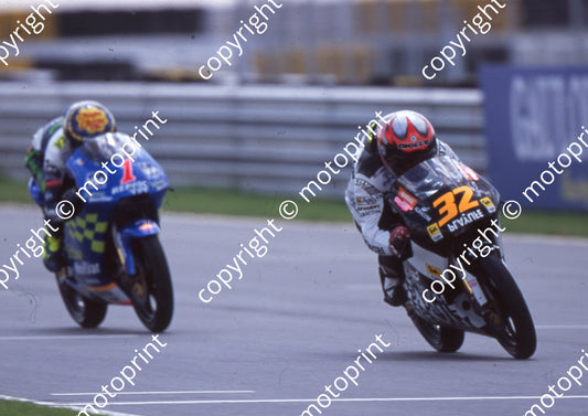 2000 Phakisa SA GP 125 32 Mirko Giansanti Honda 1 Emilio Alzamora Honda  (Colin Watling Photographic (9))