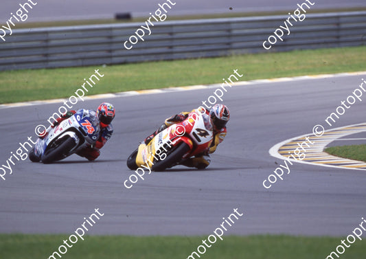 2000 Phakisa SA GP 250 4 Tohru Ukawa HOnda 74  Daijiro Kato Honda (Colin Watling Photographic)764