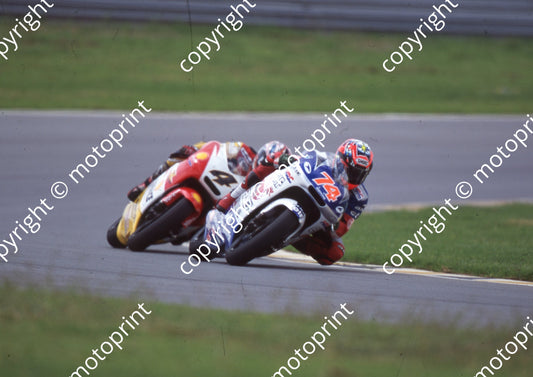 2000 Phakisa SA GP 250 74 Daijiro Kaito 4 Tohru Ukawa Hondas Colin Watling Photographic)
