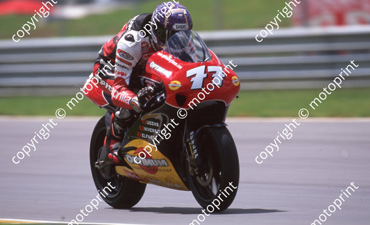 2000 Phakisa SA GP 250 77 Jamie Robinson Aprilia (Colin Watling Photographic) (3)