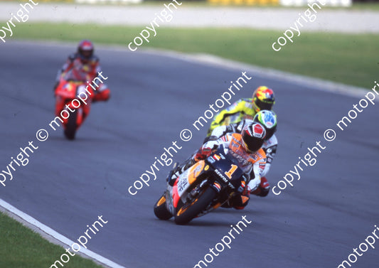 2000 Phakisa SA GP 500 1 Alex Criville Honda 10 Alex Barros Honda 46 Valentino Rossi (Colin Watling Photographic) (12)
