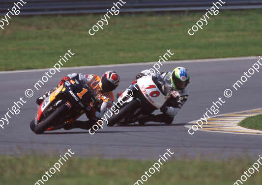 2000 Phakisa SA GP 500 1 Alex Criville Honda 10 Alex Barros Honda (Colin Watling Photographic) (9)