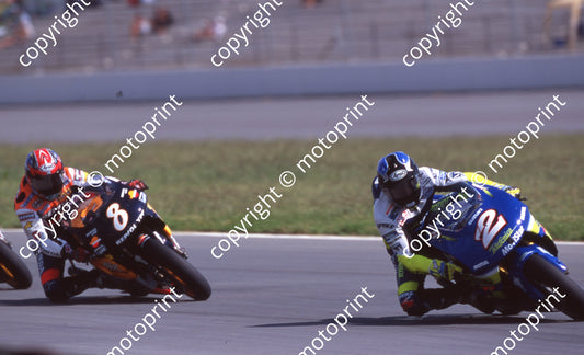 2000 Phakisa SA GP 500 2 Kenny Roberts Suzuki 8 Tadiyuki Okada Honda (Colin Watling Photographic) (2)