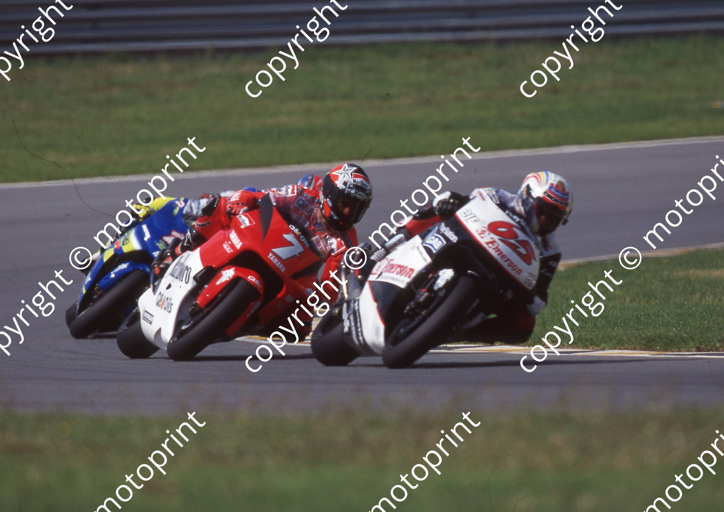 2000 Phakisa SA GP 500 65 Loris Capirossi  Honda 7 Carlos Checa Yamaha 2 Kenny Roberts Suzuki (Colin Watling Photographic) (37)