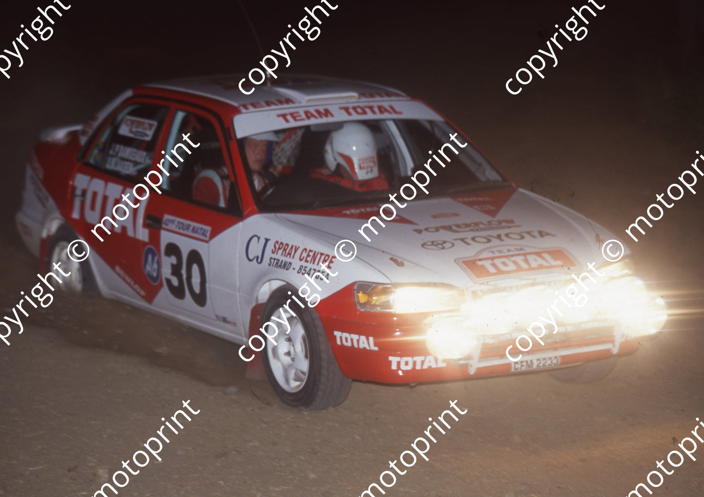 2000 Tour Natal Rally 30 Jean-Pierre Damseaux, JOhan Claasen Toyota (Colin Watling Photographic) (22)