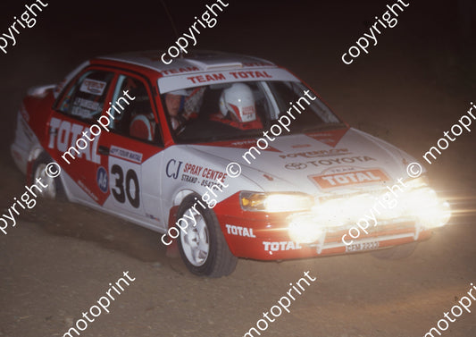 2000 Tour Natal Rally 30 Jean-Pierre Damseaux, JOhan Claasen Toyota (Colin Watling Photographic) (22)