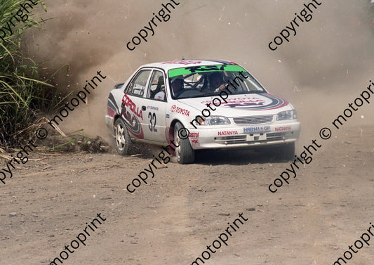 2000 Tour Natal Rally 32 Serge Damseaux Vito Bonafede Toyota (Watling Photo) (1)