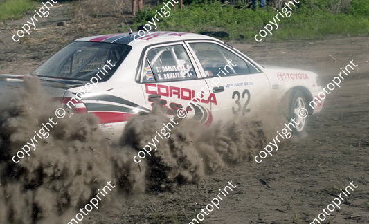2000 Tour Natal Rally 32 Serge Damseaux Vito Bonafede Toyota (Watling Photo) (13)