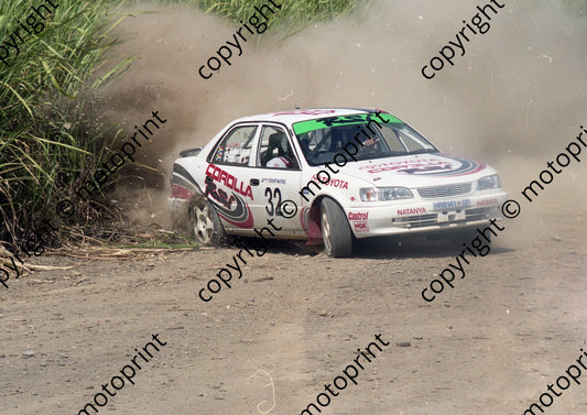 2000 Tour Natal Rally 32 Serge Damseaux Vito Bonafede Toyota (Watling Photo) (3)
