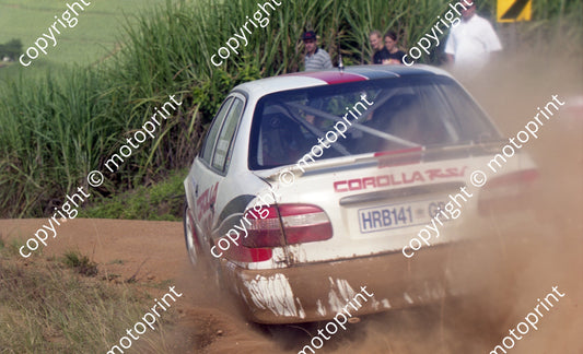 2000 Tour Natal Rally 32 Serge Damseaux Vito Bonafede Toyota (Watling Photo) (7)
