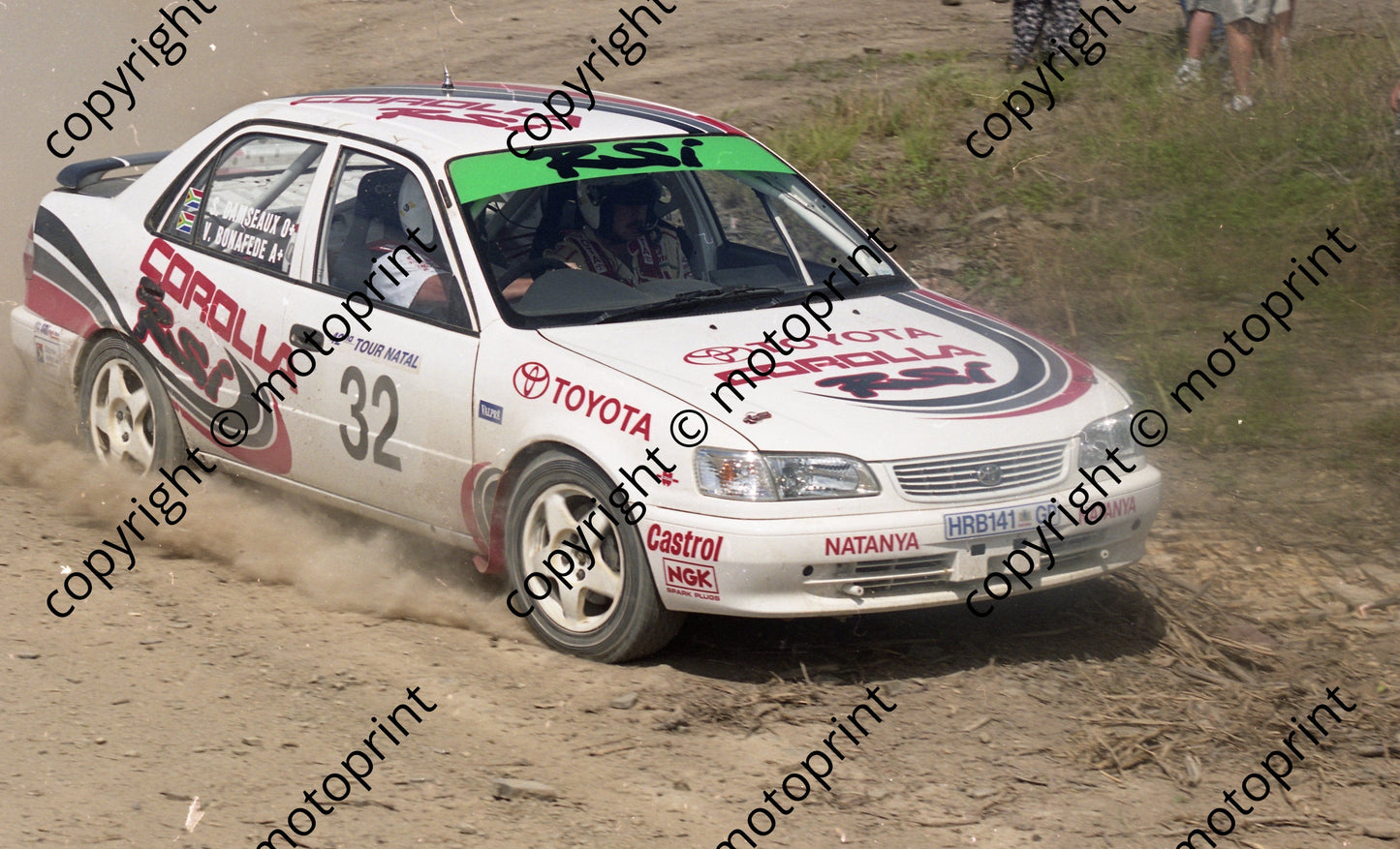 2000 Tour Natal Rally 32 Serge Damseaux Vito Bonafede Toyota (Watling Photo) (8)