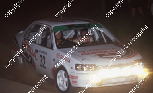 2000 Tour Natal Rally 32 Serge Damseaux, Vito Bonafede Toyota (Colin Watling Photographic) (78)