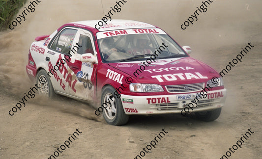 2000 Tour Natal Rally 33 Etienne Lourens Robert Paisley Toyota NOTE DAMAGE (Watling Photo) (10)