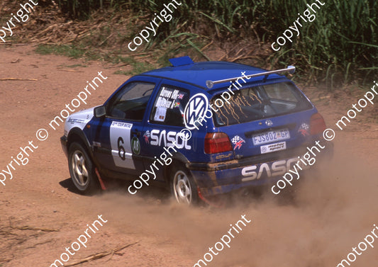 2000 Tour Natal Rally 6 Barry Grobbelaar Mike Burrows Golf (Colin Watling Photographic) (3)