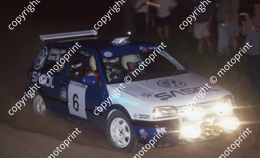 2000 Tour Natal Rally 6 Barry Grobbelaar Mike Burrows Golf (Colin Watling Photographic) (5)