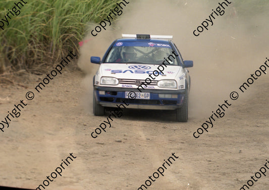 2000 Tour Natal Rally 6 Barry Grobbelaar Mike Burrows Golf (Watling Photo) (10)