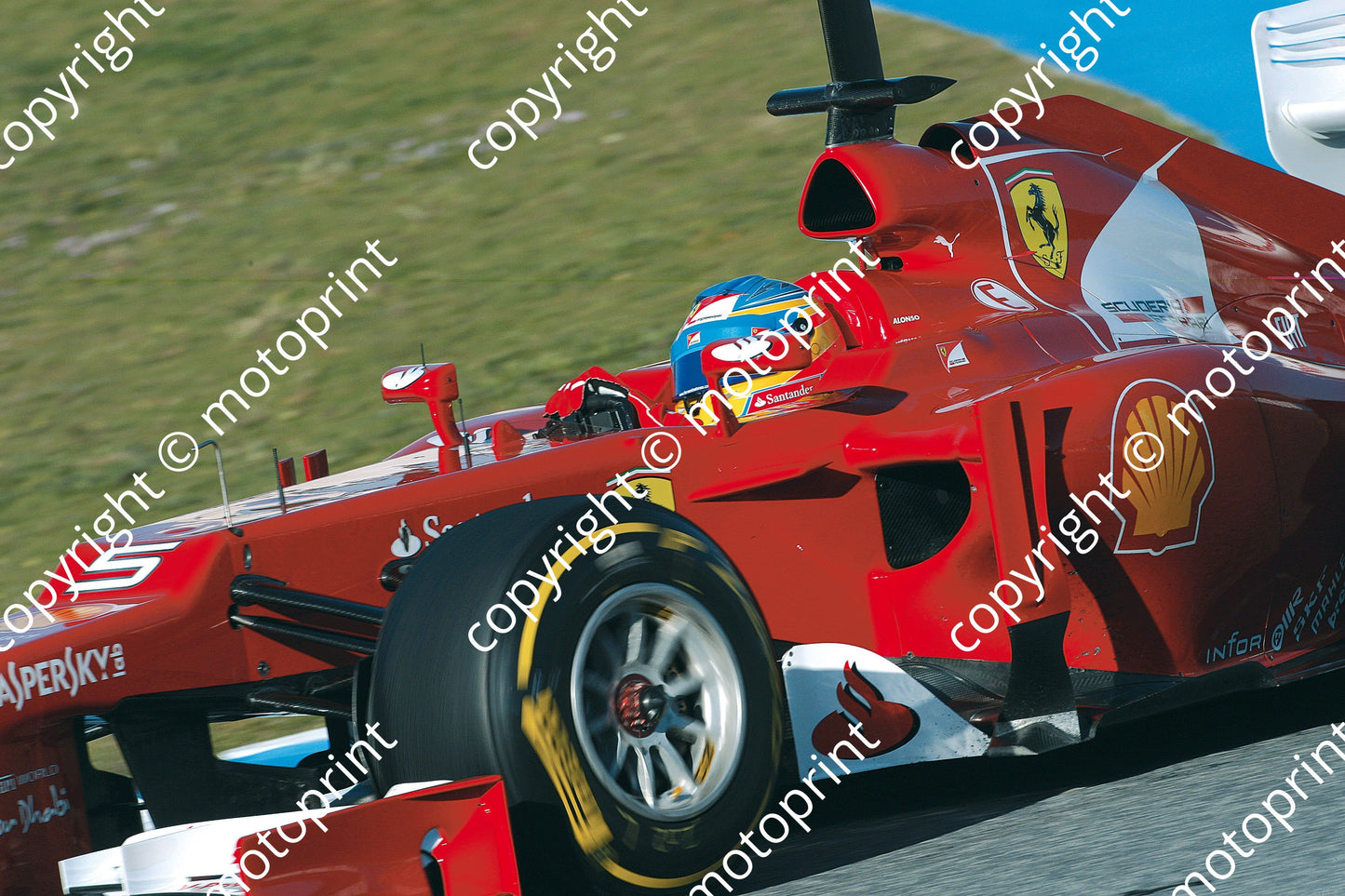 2012 Italian GP (Monza)  Fernando Alonso Ferrari  F2012  (2)