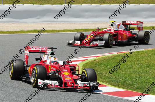 2016 5 Vettel 7  Raikkonen Ferrari SF16H Italian GP (courtesy Paolo D'Alessio) (39)