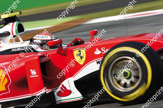 2016 7 Kimi Raikkonen Ferrari SF16H Italian GP (courtesy Paolo D'Alessio) (12)