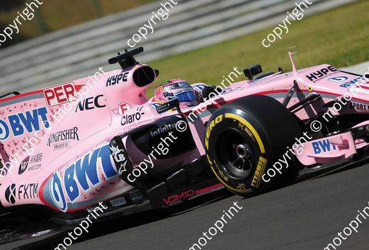 2017 GP Hungary 11 Sergio Perez Force India VJM10 (Courtesy Paolo D'Alessio) 1 (38)