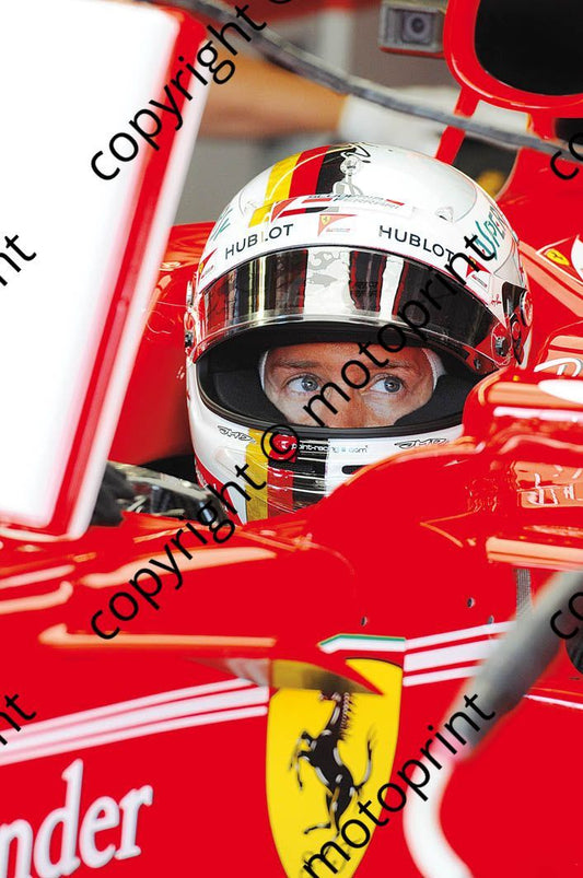 2017 Monaco GP 5 Sebastian Vettel Ferrari (recommended max print size A4 20x30 cm)(thanks Paolo D'Alessio) (48)