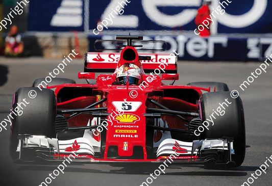 2017 Monaco GP 5 Sebastian Vettel Ferrari (recommended max print size A4 20x30 cm)(thanks Paolo D'Alessio) (53)