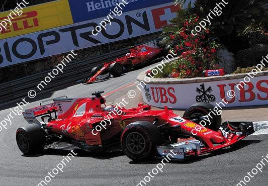 2017 Monaco GP 5 Sebastian Vettel Ferrari (recommended max print size A4 20x30 cm)(thanks Paolo D'Alessio) (54)