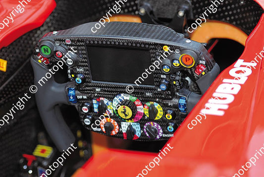 2017 Monaco GP 5 Vettel 7 Raikkonen Ferrari  (recommended max print size A4 20x30 cm)(thanks Paolo D'Alessio) (48)