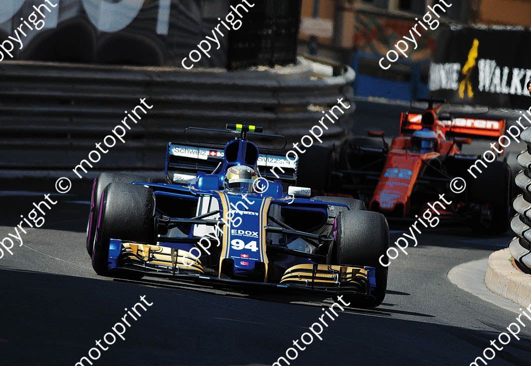 2017 Monaco GP 94 Pascal Wehrlein Sauber (recommended max print size A4 20x30 cm)(thanks Paolo D'Alessio) (47)