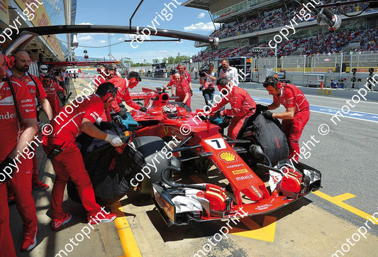 2017 Spanish GP 7 Kimi Raikkonen Ferrari (courtesy Paolo D'Alessio)  (8)