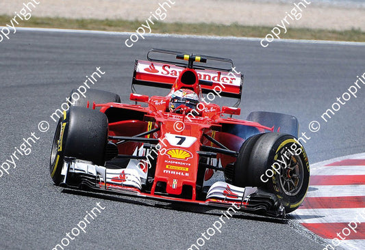 2017 Spanish GP 7 Kimi Raikkonen Ferrari (courtesy Paolo D'Alessio)  (9)